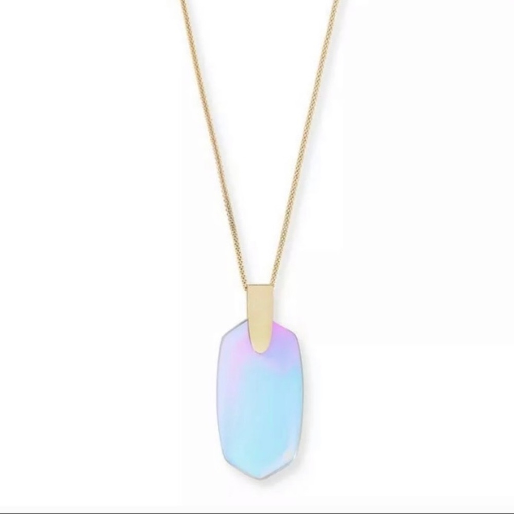 Kendra Scott Inez Necklace Dichroic Glass